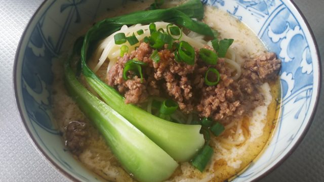 豆乳坦々そうめん