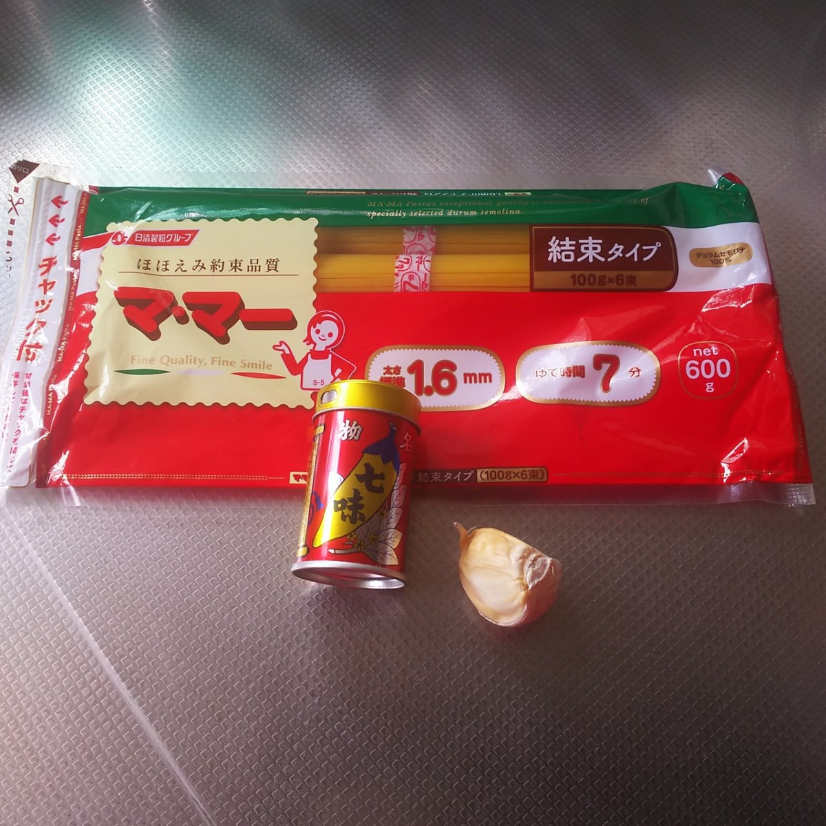 ペペロンチーノの材料