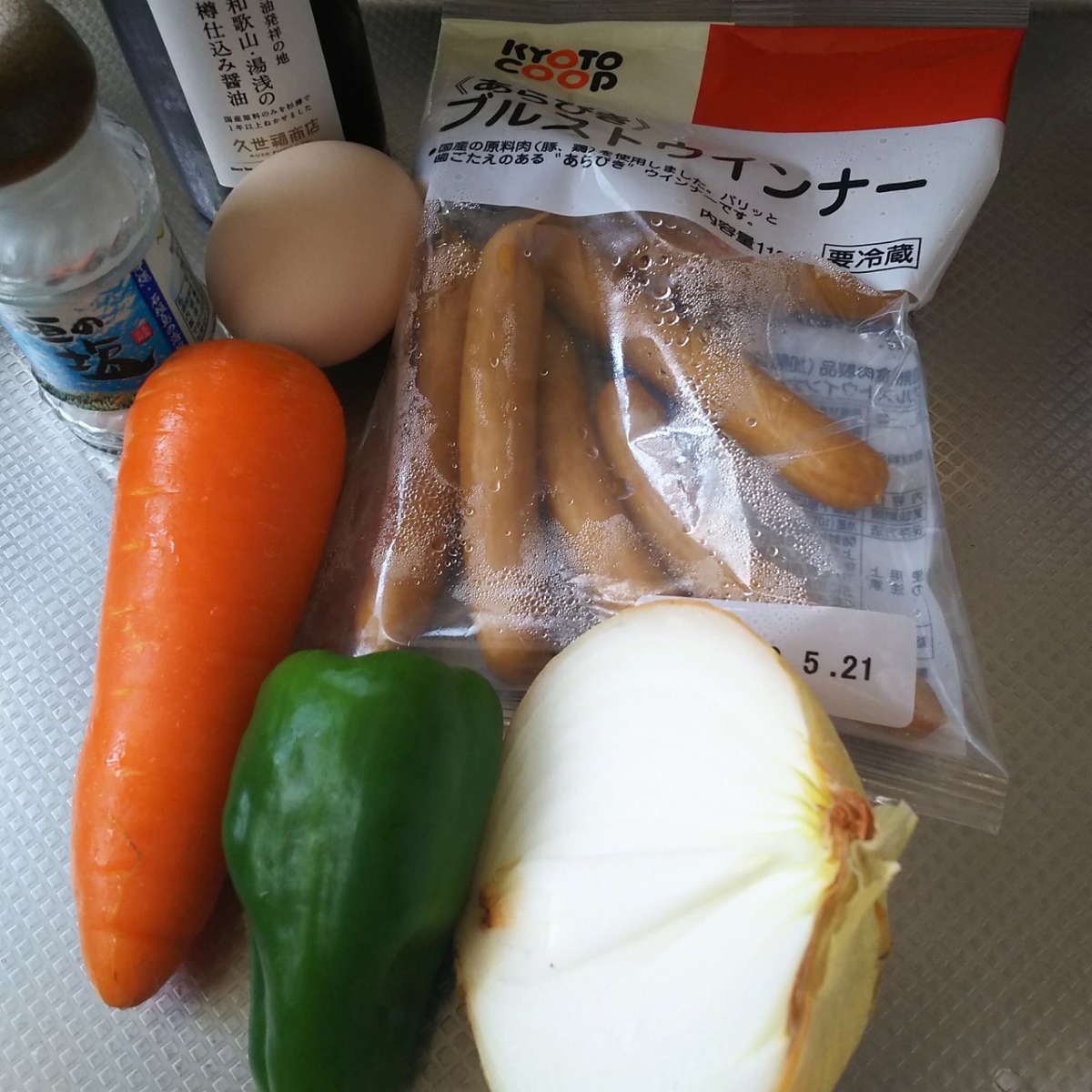 ぱらぱらチャーハンの材料