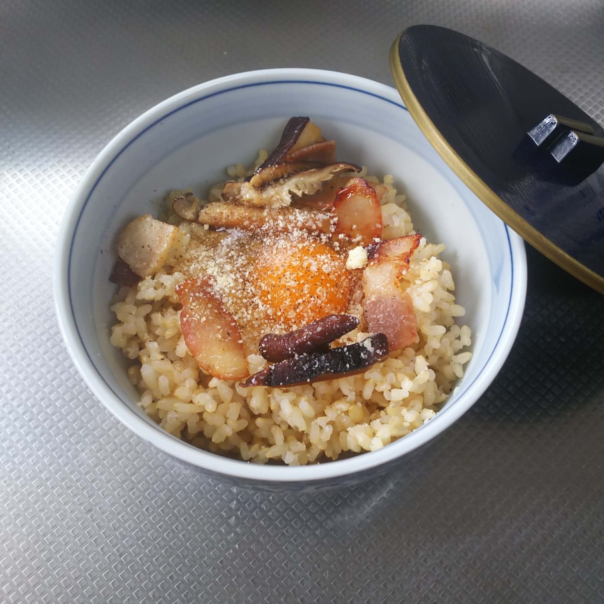 カルボナーラ風卵かけご飯