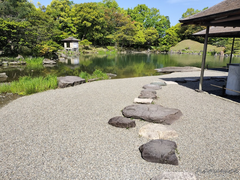 養浩館庭園の飛び石