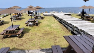 MAREのテラス席
