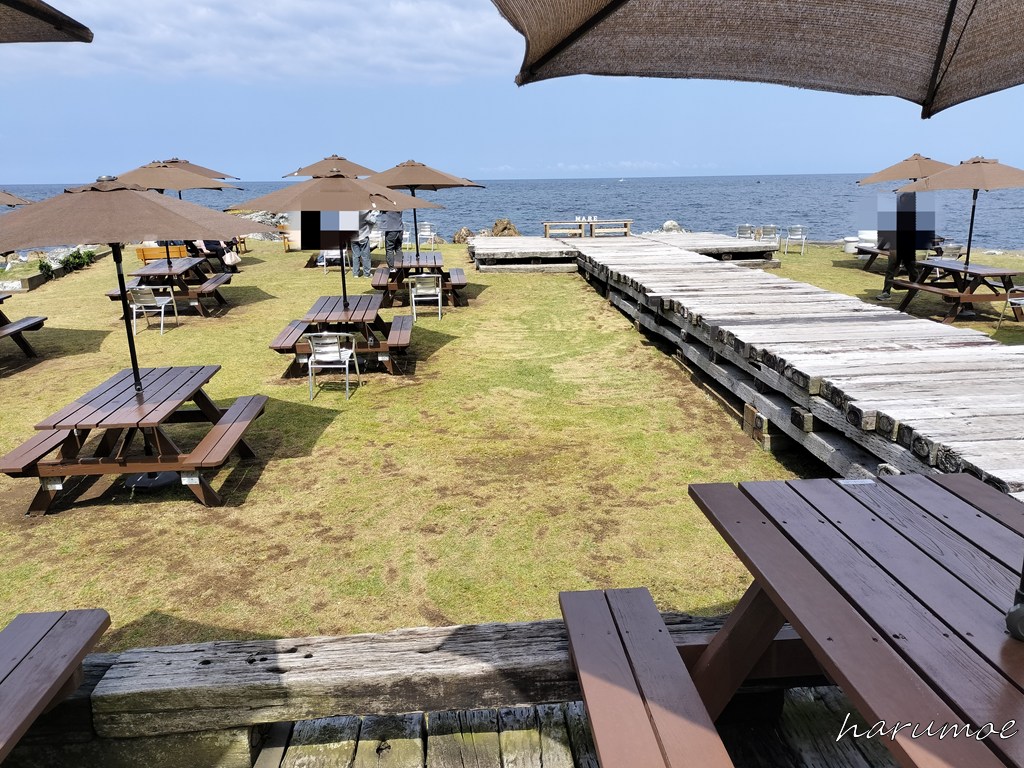 MAREのテラス席
