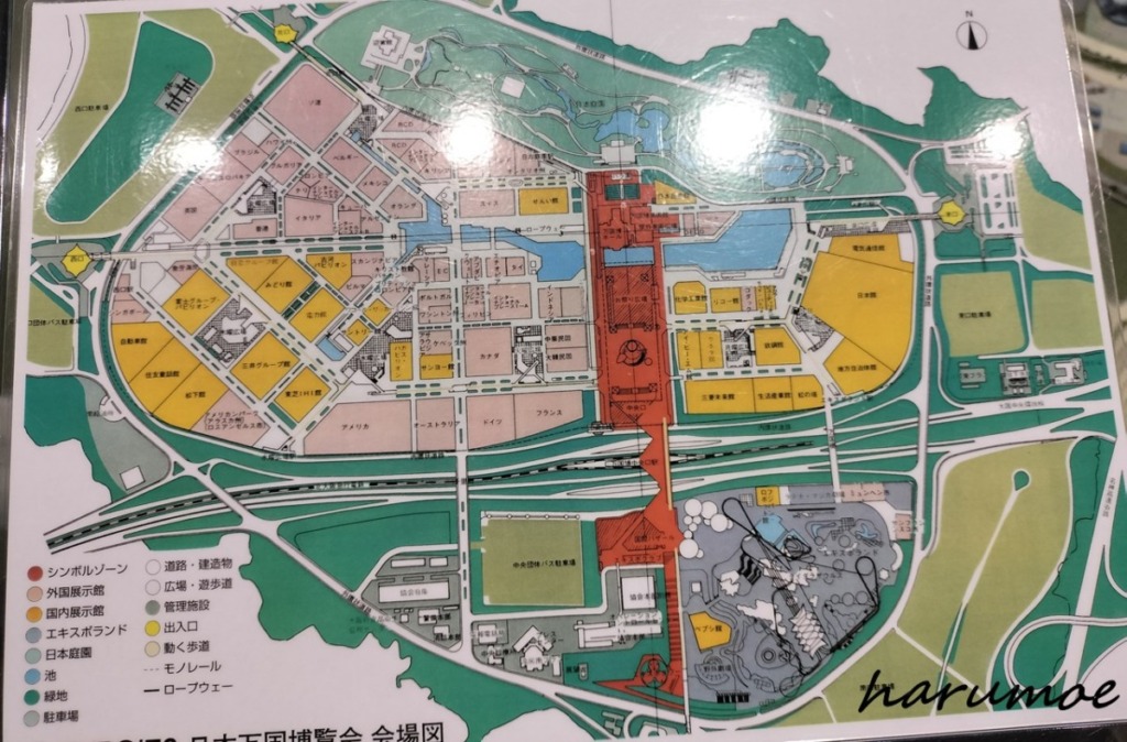 1970年日本万国博覧会の会場図